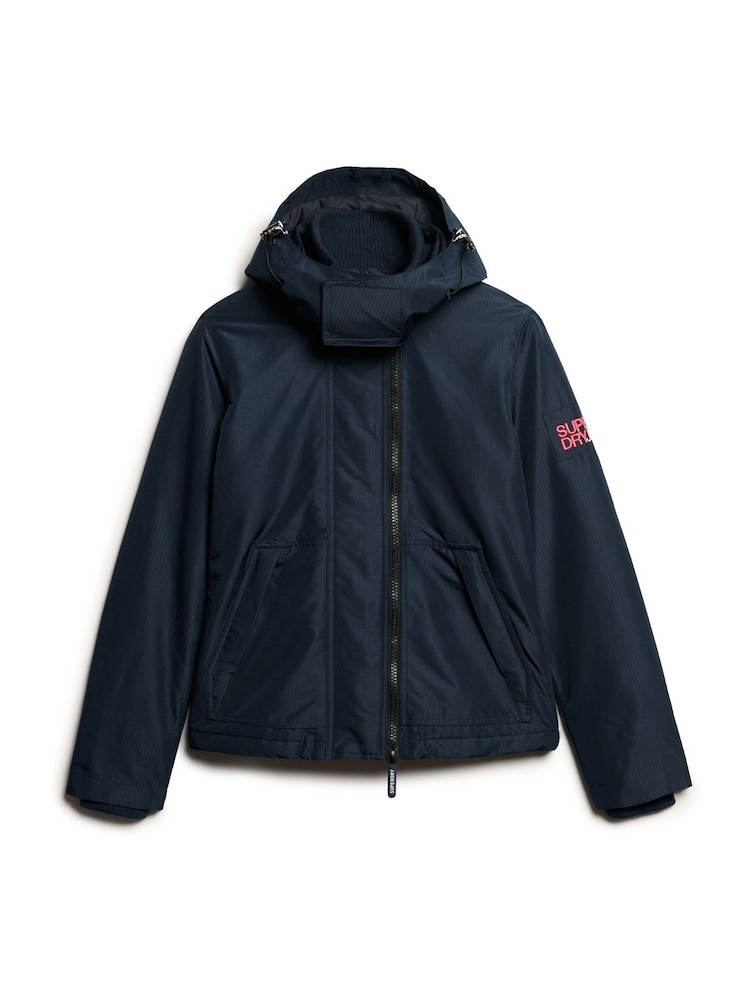 Superdry Eclipse Navy Hooded Mountain Windbreaker Jacket - Image 5 of 5