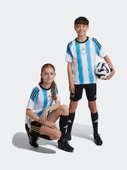 adidas Black/White Messi Training Shorts Kids - Image 1 of 8