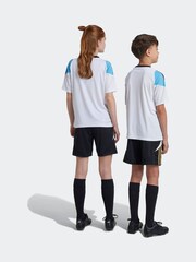 adidas Black/White Messi Training Shorts Kids - Image 2 of 8
