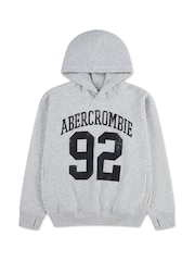 Abercrombie & Fitch Grey '92 Pullover Hoodie - Image 1 of 3