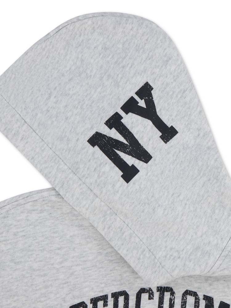 Abercrombie & Fitch Grey '92 Pullover Hoodie - Image 3 of 3