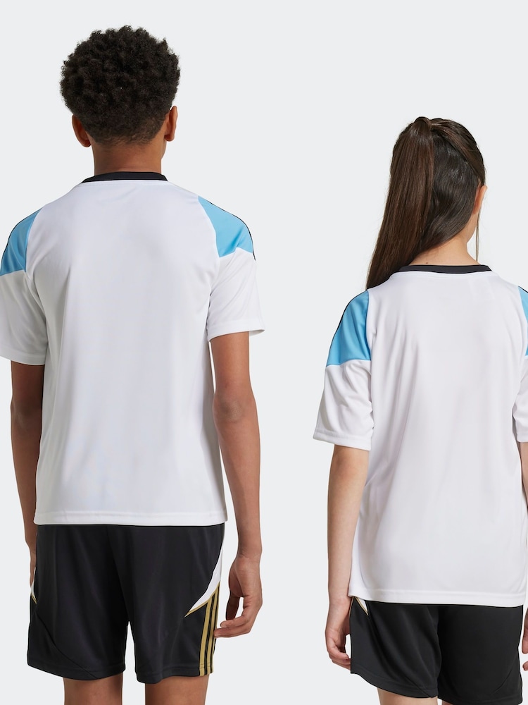 adidas Blue/White Messi Shirt - Image 2 of 9