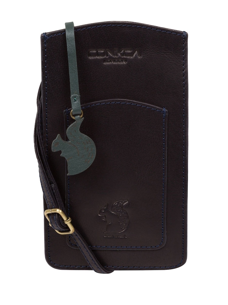 Conkca Siren Leather Cross-Body Phone Bag - Image 1 of 5