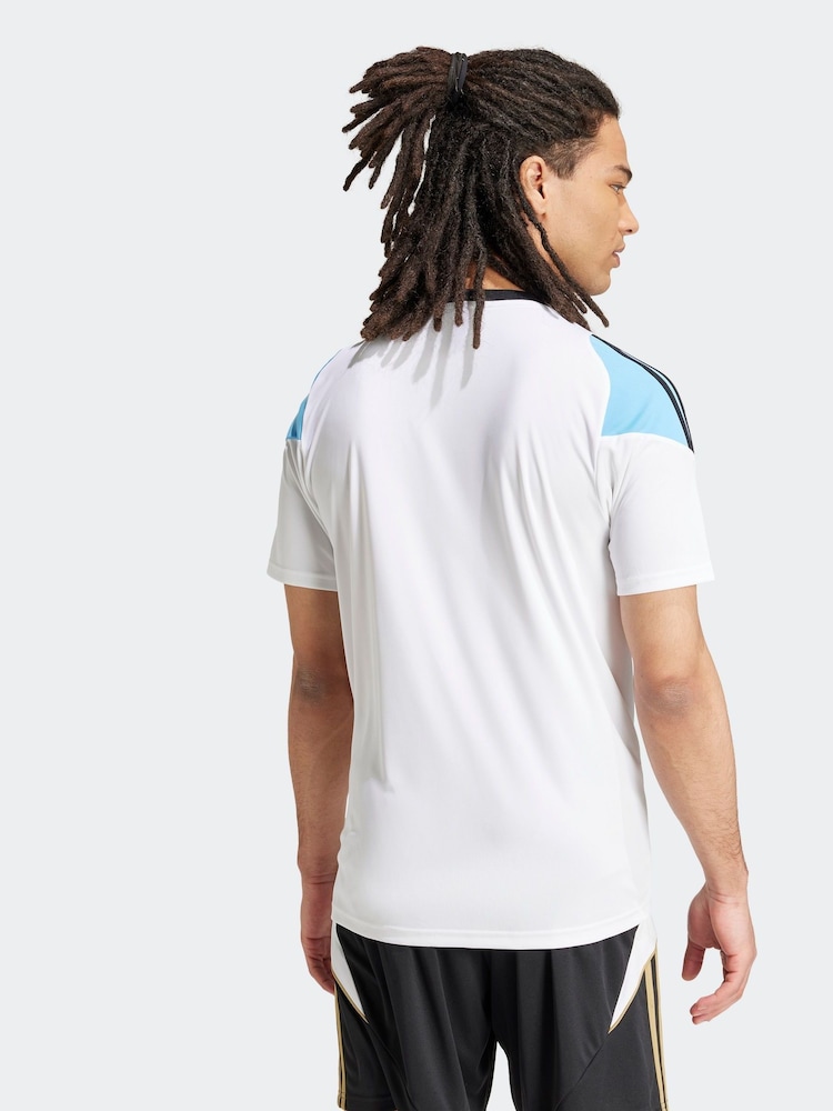 adidas Blue/White Messi Training Jersey - Image 2 of 8 adidas Blue/White Messi Training Jersey - Image 2 of 8