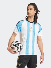 adidas Blue/White Messi Training Jersey - Image 4 of 8