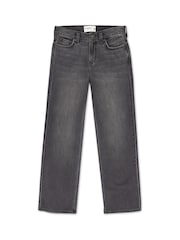 Abercrombie & Fitch Grey Baggy Fit Jeans - Image 4 of 6