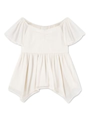 Abercrombie & Fitch Cream Babydoll Top - Image 1 of 3