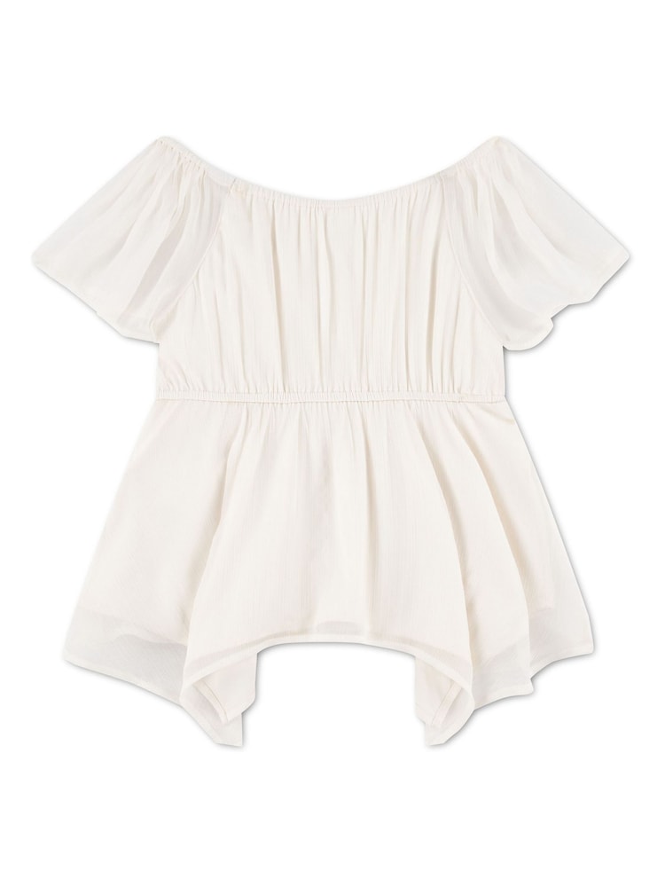 Abercrombie & Fitch Cream Babydoll Top - Image 2 of 3 Abercrombie & Fitch Cream Babydoll Top - Image 2 of 3