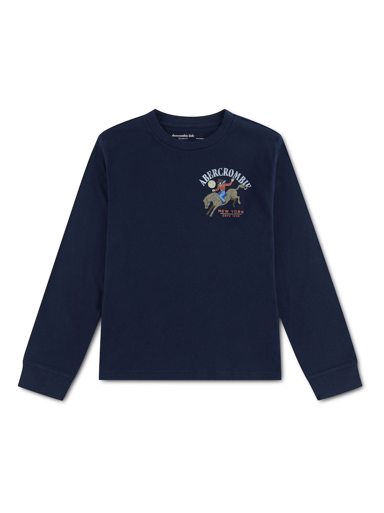 Abercrombie & Fitch Long Sleeve Cowboy T-Shirt - Bild 1 von 4