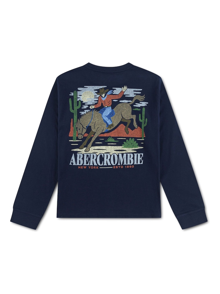 Abercrombie & Fitch Long Sleeve Cowboy T-Shirt - Bild 2 von 4