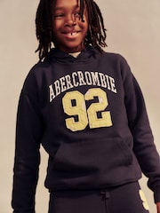 Abercrombie & Fitch Blue Benchwarmer Fleece Trousers - Image 2 of 9