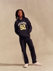 Abercrombie & Fitch Blue Benchwarmer Fleece Trousers - Image 3 of 9