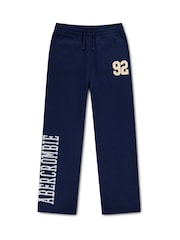 Abercrombie & Fitch Blue Benchwarmer Fleece Trousers - Image 6 of 9