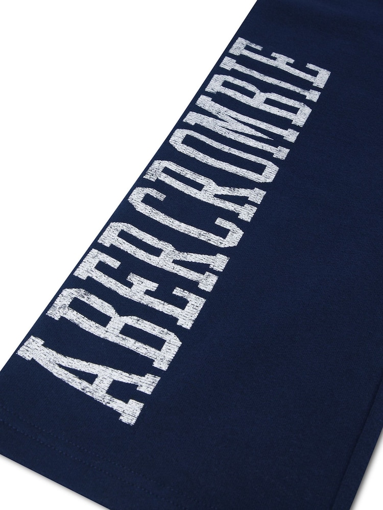 Abercrombie & Fitch Blue Benchwarmer Fleece Trousers - Image 9 of 9 Abercrombie & Fitch Blue Benchwarmer Fleece Trousers - Image 9 of 9