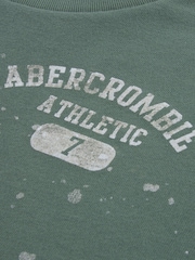 Abercrombie & Fitch Green Athletic Core Lockup T-Shirt - Image 3 of 3