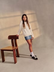 Abercrombie & Fitch Blue Denim Classic Mini Skirt - Image 1 of 6