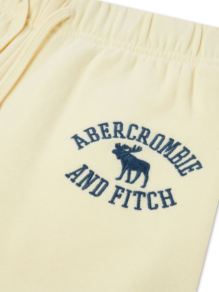 Abercrombie & Fitch Yellow Logo Baggy Trousers - Image 3 of 3