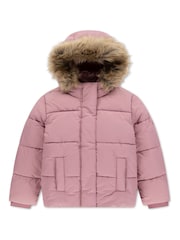 Abercrombie & Fitch Purple Ultra Puffer Coat - Image 1 of 4