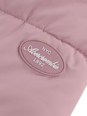 Abercrombie & Fitch Purple Ultra Puffer Coat - Image 3 of 4