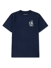 Abercrombie & Fitch Racing Helmet T-Shirt - Immagine 1 di 3