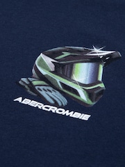 Abercrombie & Fitch Racing Helmet T-Shirt - Immagine 3 di 3