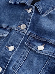 Mid Blue Wash Denim Jacket - Image 6 of 7