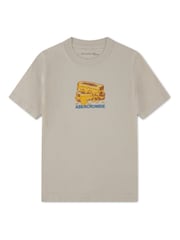 Abercrombie & Fitch Cream Grilled Cheese T-Shirt - Image 3 of 6