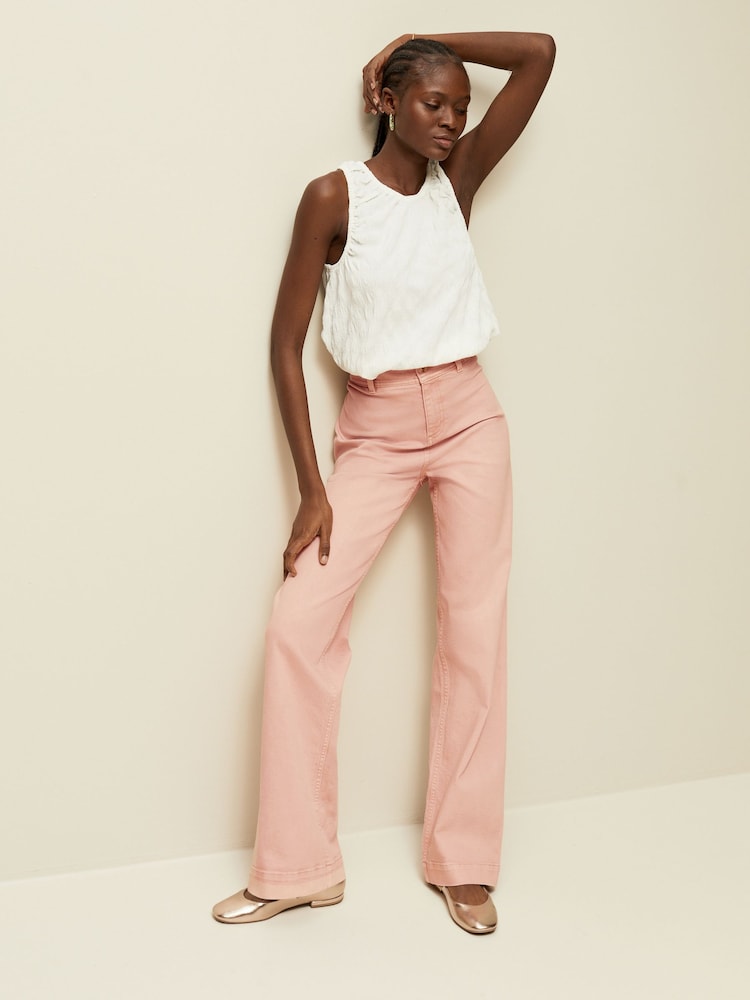 Pink Wide Leg Jeans - Image 1 of 6