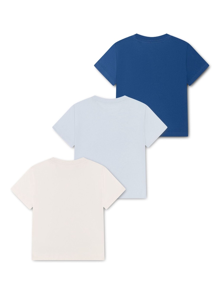 Asul - Pakete ng mga Klasikong T-Shirt ng Abercrombie & Fitch 3 - Larawan 2 ng 3 Asul - Pakete ng mga Klasikong T-Shirt ng Abercrombie & Fitch 3 - Larawan 2 ng 3