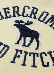Abercrombie & Fitch Yellow Graphic Full Zip Hoodie - Image 3 of 4