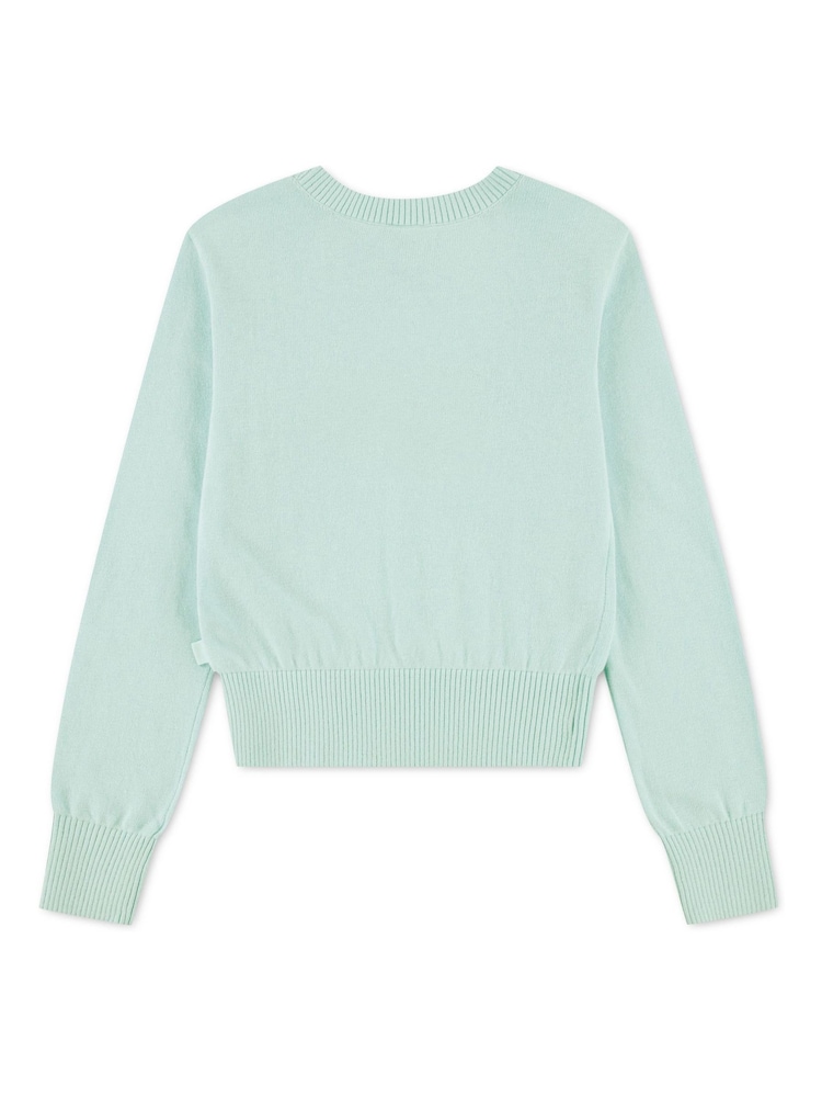 Azul - Suéter de cuello redondo con intarsia de Abercrombie & Fitch - Imagen 2 de 3