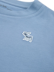 Blau/Grau/Marineblau - Abercrombie & Fitch Long Sleeve T-Shirts 3 Pack - Bild 6 von 7