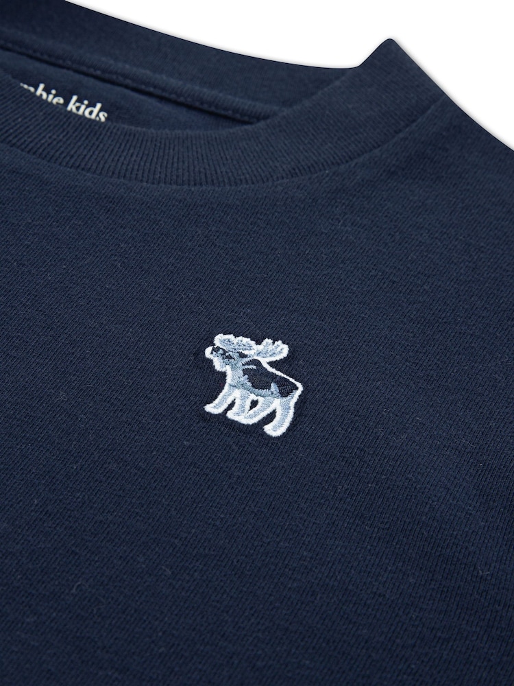 Blau/Grau/Marineblau - Abercrombie & Fitch Long Sleeve T-Shirts 3 Pack - Bild 7 von 7 Blau/Grau/Marineblau - Abercrombie & Fitch Long Sleeve T-Shirts 3 Pack - Bild 7 von 7