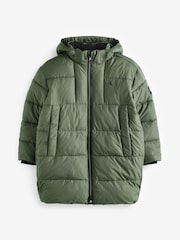 Зеленая детская дутая куртка Calvin Klein Essential - Изображение 1 из 3