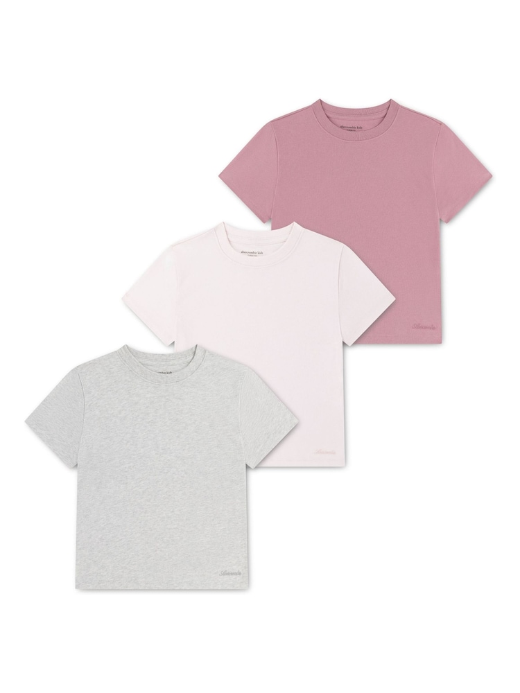 Pink - Pakete ng mga Klasikong T-Shirt ng Abercrombie & Fitch 3 - Larawan 1 ng 3 Pink - Pakete ng mga Klasikong T-Shirt ng Abercrombie & Fitch 3 - Larawan 1 ng 3