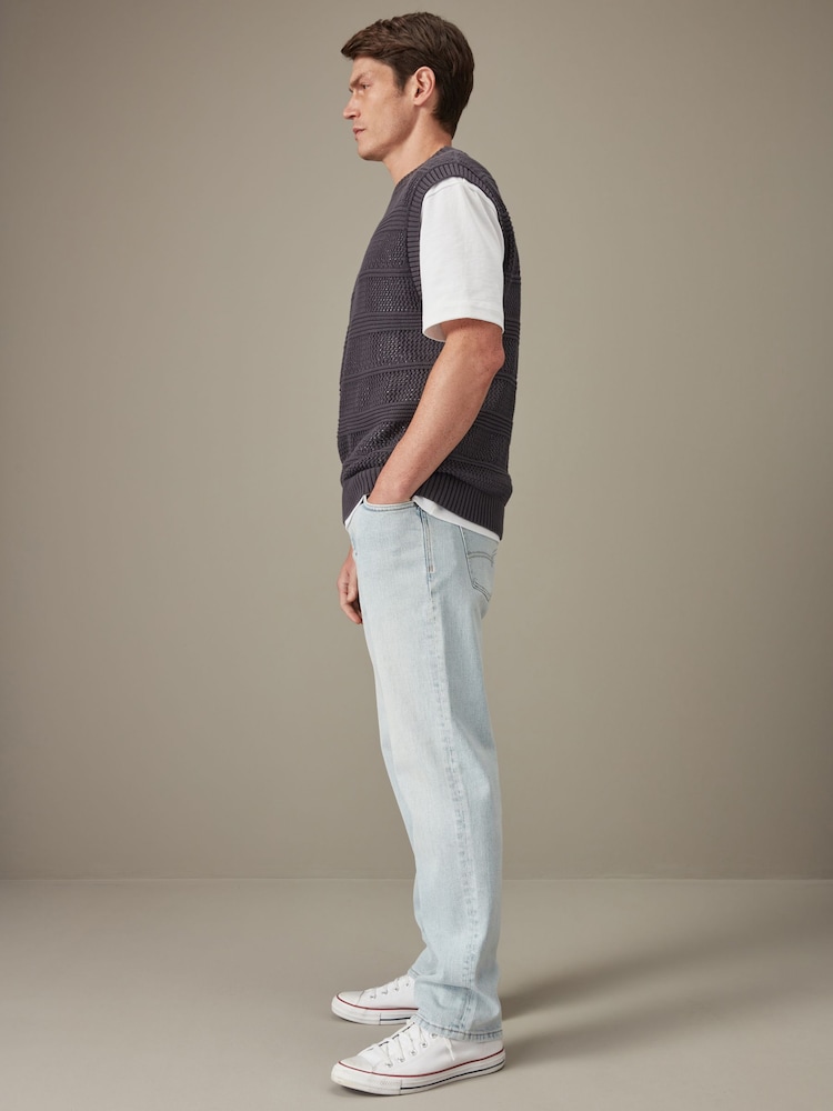 Moder belilo - Raven kroj - Vintage Wash denim kavbojke - Slika 2 iz 11