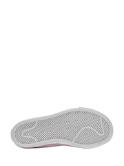 Nike White/Pink Junior Court Legacy Trainers - Image 6 of 9
