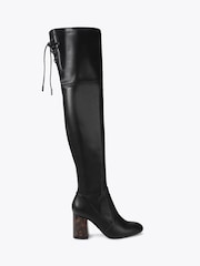 Carvela Black Vito Over The Knee Boots - Image 1 of 4