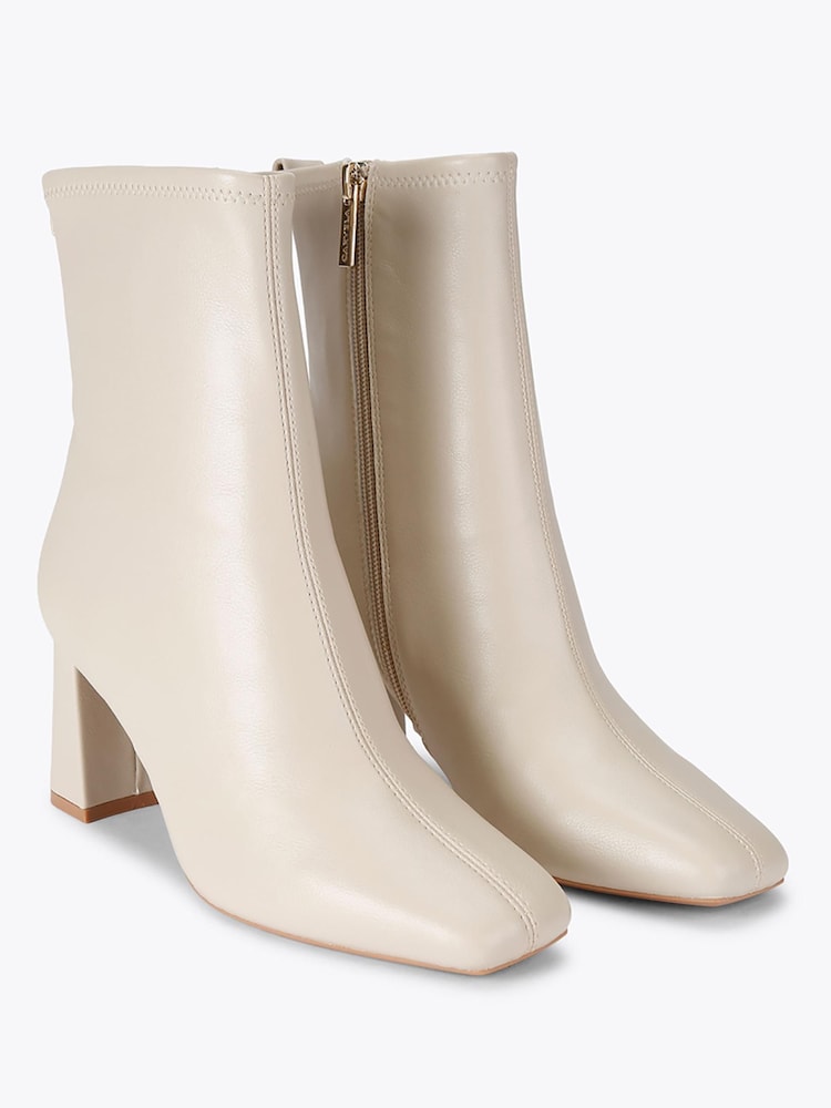 Carvela Cream Rometta Ankle Boots - Image 2 of 4 Carvela Cream Rometta Ankle Boots - Image 2 of 4