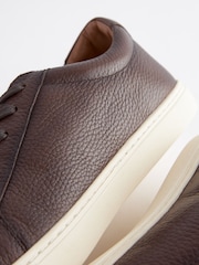 Brown Leather Trainers - Image 5 of 7