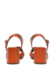 Radley London Orange Cherry Garden Pier Crossover Block Heeled Sandals - Image 3 of 3