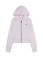 Abercrombie & Fitch Pink Graphic Full Zip Hoodie - Image 4 of 7