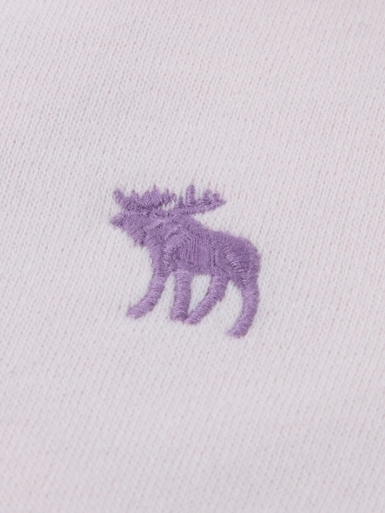 Abercrombie & Fitch Pink Graphic Full Zip Hoodie - Image 7 of 7