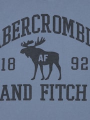 Abercrombie & Fitch Blue Moose Lockup T-Shirt - Image 3 of 3