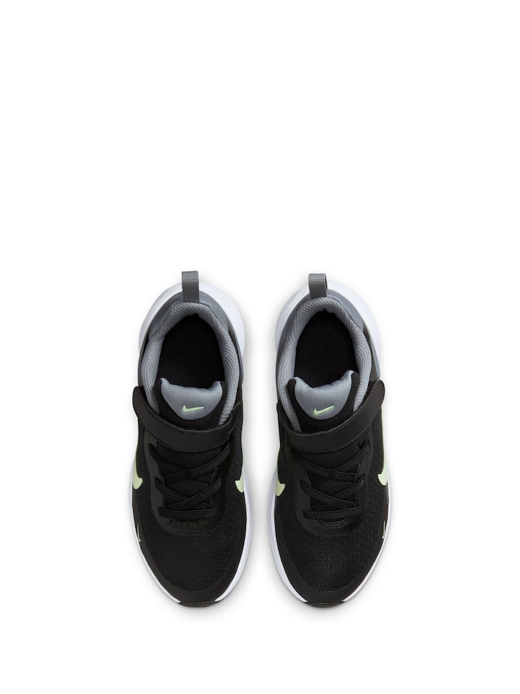 Nike Black/Lime Junior Revolution 7 Trainers - Image 10 of 10