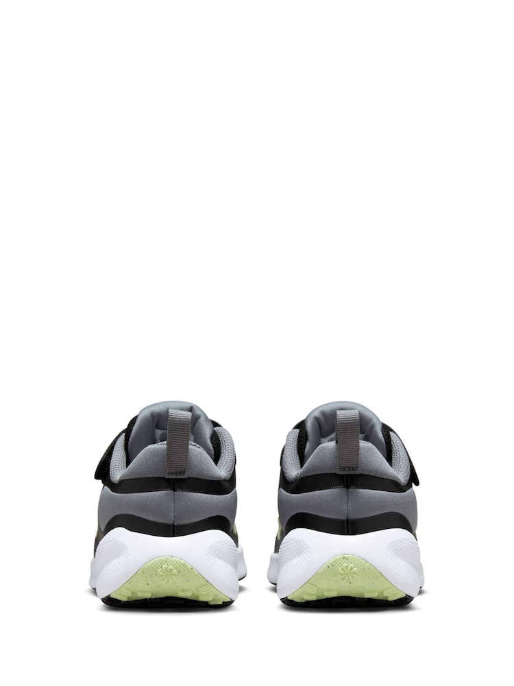 Noir/vert citron - Nike Junior Revolution 7 Baskets - Image 3 of 10
