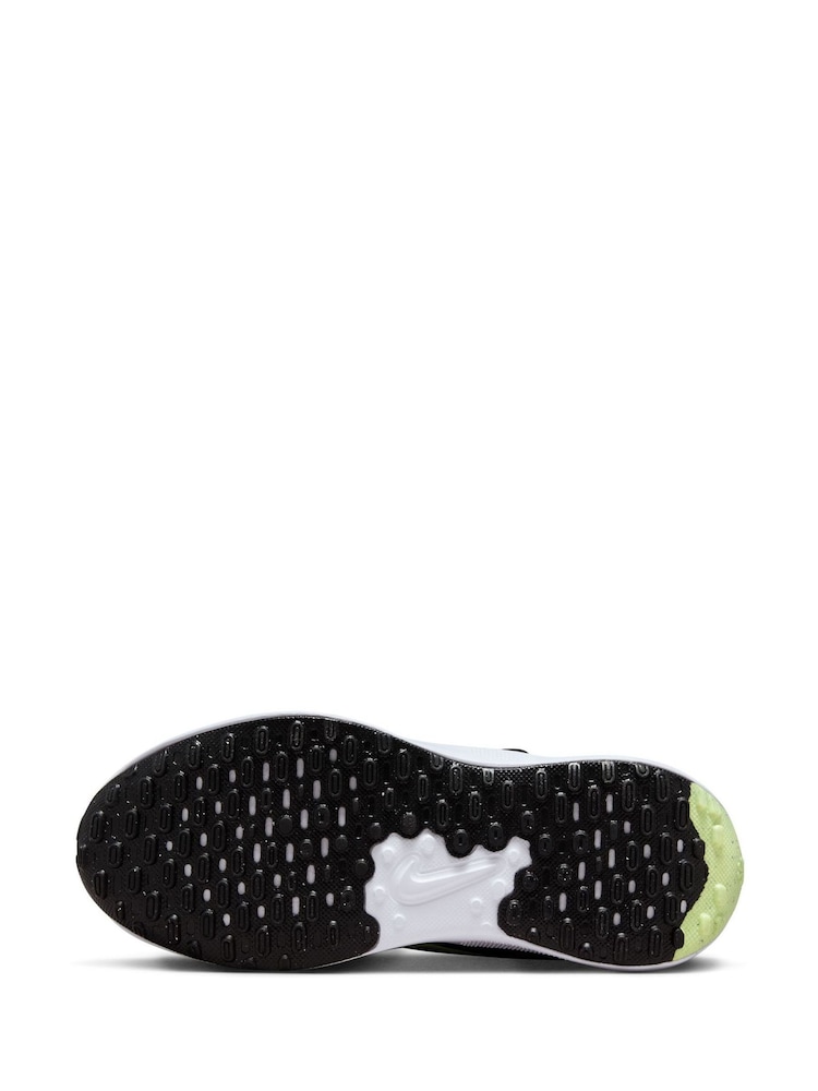 Noir/vert citron - Nike Junior Revolution 7 Baskets - Image 7 of 10