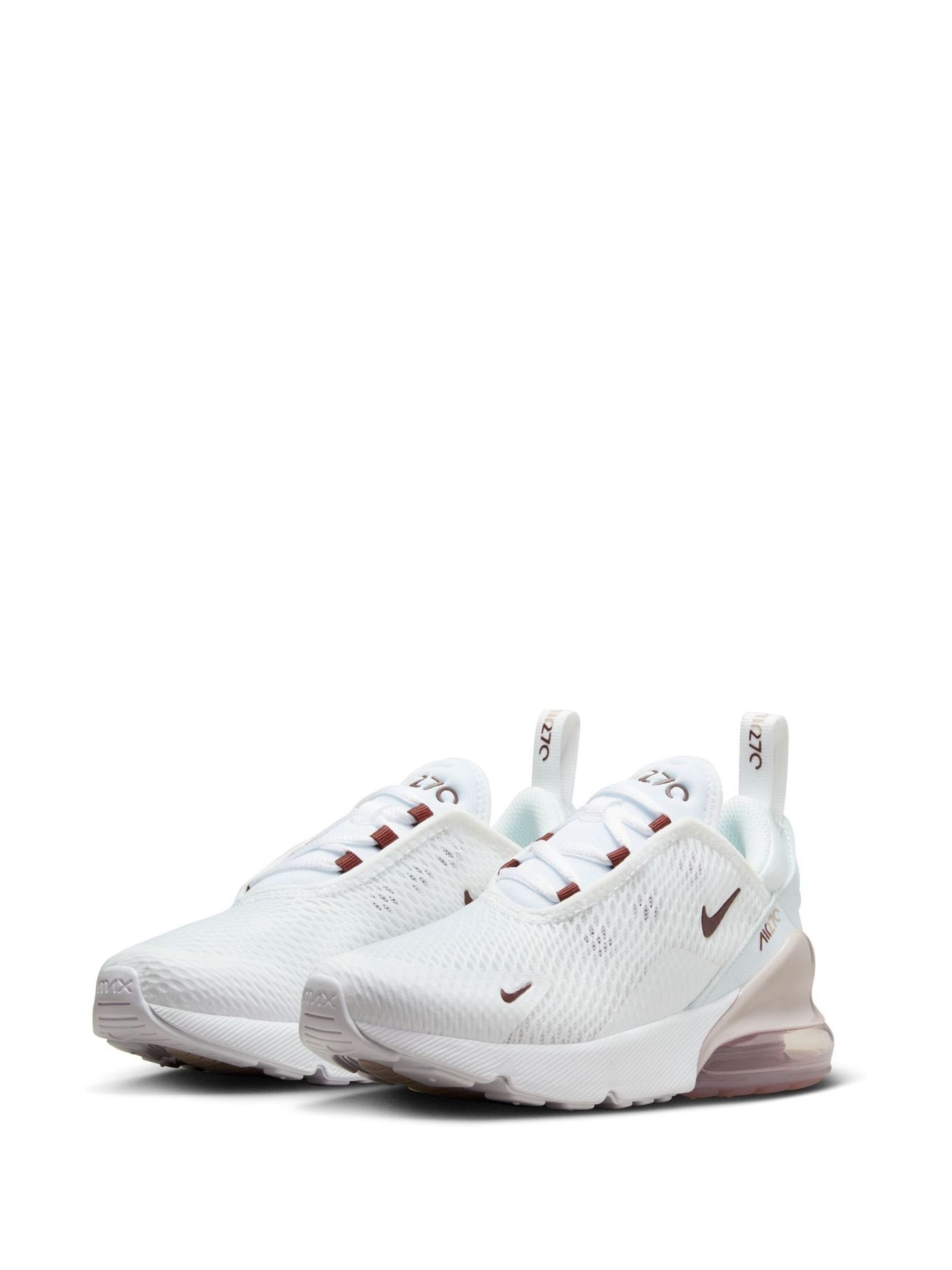 Kaufe Sie WeiB pink Nike Air Max 270 Sportschuhe fur Kinder bei Next Deutschland