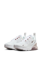 Белый/розовый - Nike младшие кроссовки Air Max 270 - Изображение 2 из 10