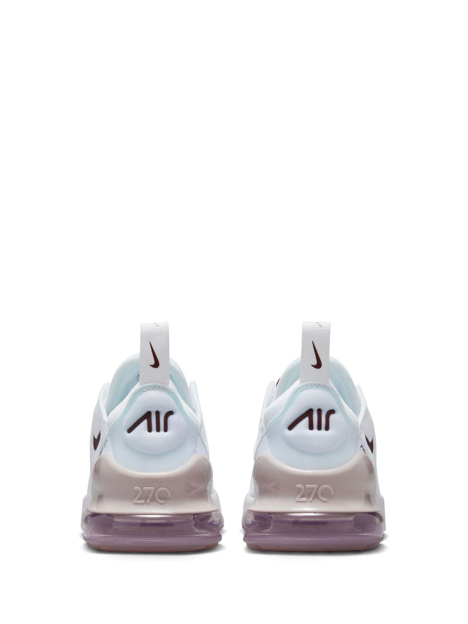 Nike air max 270 junior white and blue sale
